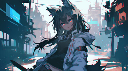 werewolf cartoon character