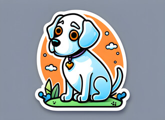 Obraz premium dog generative ai