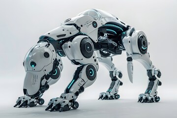 Fototapeta premium Futuristic Robotic Animal with Advanced Technology Design