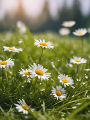 Daisy Chain in the Grass