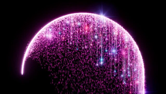 Particle meteor