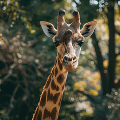 Obraz premium giraffe in the zoo