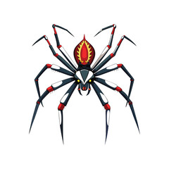 Halloween Spider  Vector illustration
