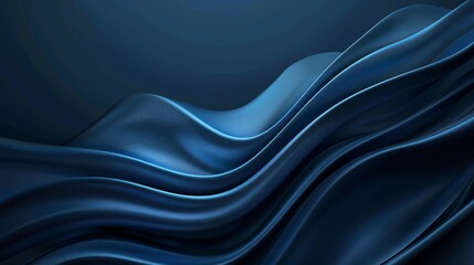 Abstract blue background featuring flowing wavy lines.  