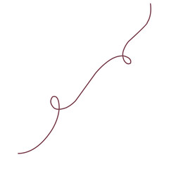 Hand drawn collection of curly swishes, swashes and wavy lines. Vector calligraphy flourishes for text