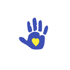 world down syndrome day hand print