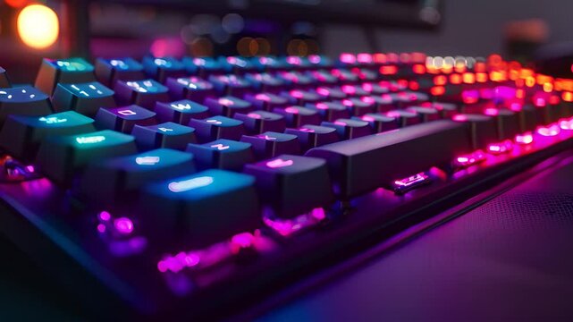 RGB Illuminated Gaming Keyboard.