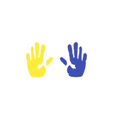 world down syndrome day hand print