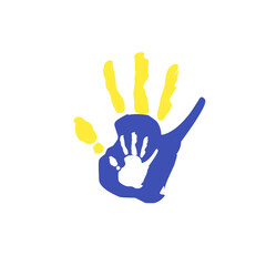 world down syndrome day hand print