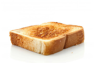 sliced toast bread isolated on white background, clipping path
