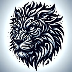 Obraz premium Monochromatic Tribal tattoo Design