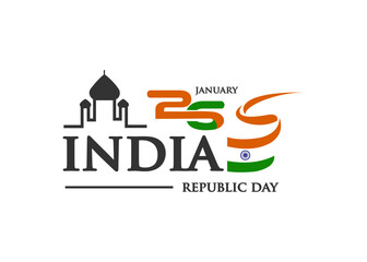 india republic day logo design flag
