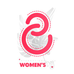 International Women's Day greeting card- 8 march.