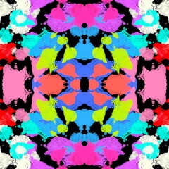 abstract colorful background with splashes