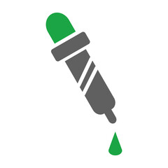 Eye Dropper Glyph Two Color Icon