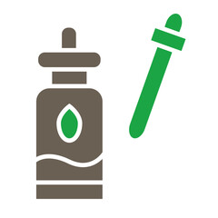 Serum Glyph Two Color Icon
