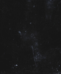 Black grunge scratched background, old metal texture