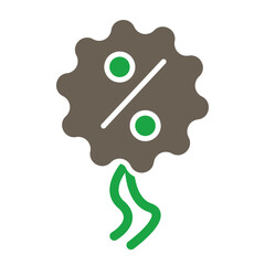 Online Discount Glyph Two Color Icon