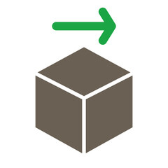 Packaging Glyph Two Color Icon