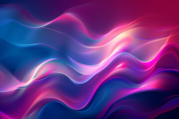 Fototapeta premium A colorful wave with a blue and pink background