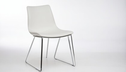 Obraz premium kitchen background chair easel chair flipchart olated white board object olated modern blank design white