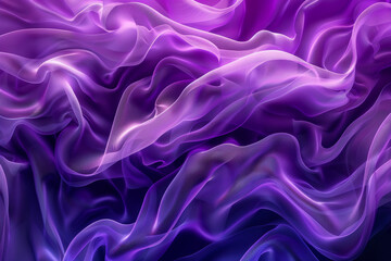 Obraz premium A purple and blue fabric with a wave pattern