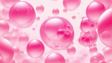 Colorful bubbles against a white background with floating hues