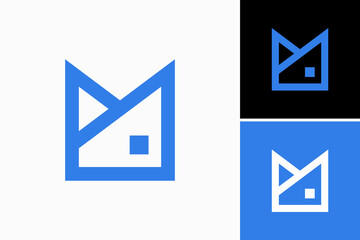 M Building Vector Logo Premium 
