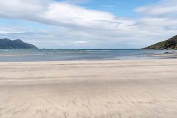 Morouzobeach, sand, water, seascape, coast, tide, cantabrian sea, morouzos, ortiguira, coruña, sea, galiciasky, nature, clouds, travel, reflection, mountains, pans Beach. Ortigueira, A Coruña. Galicia