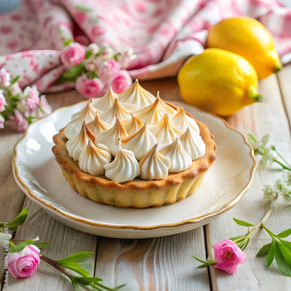 Canvas Prints lemon meringue pie 