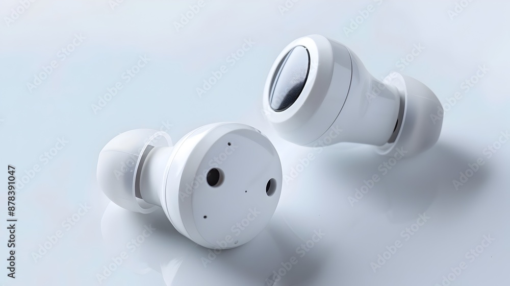 Poster Advanced Noise-Canceling Earplugs with Smart Features for Personal Audio Experience