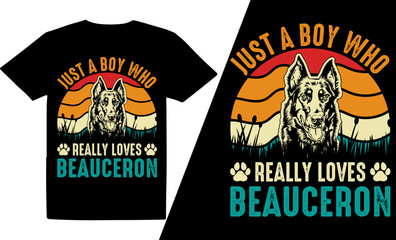 Just A Boy Who Really Loves Dog  Breeds t shirt design