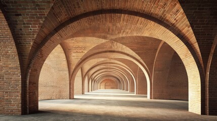 Brick arches and vaults demonstrate the architectural potential of this versatile material. These structural elements combine beauty