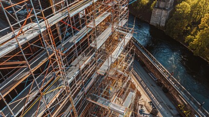 including bridge maintenance, industrial plant installations,