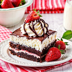 During celebrations, there are always treats like cakes and ice cream.