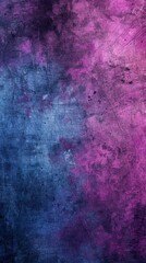 Fototapeta premium Distressed abstract grunge texture in vibrant purple and blue tones creates an interesting wallpaper or background designed to become a bestseller with its bold textural texture, color and composition