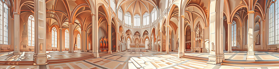 Fototapeta premium First-Person Perspective: Basilique Saint-Sernin