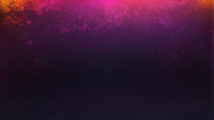 Obraz premium Purple orange black grainy gradient background glowing pink magenta vibrant noise texture, abstract