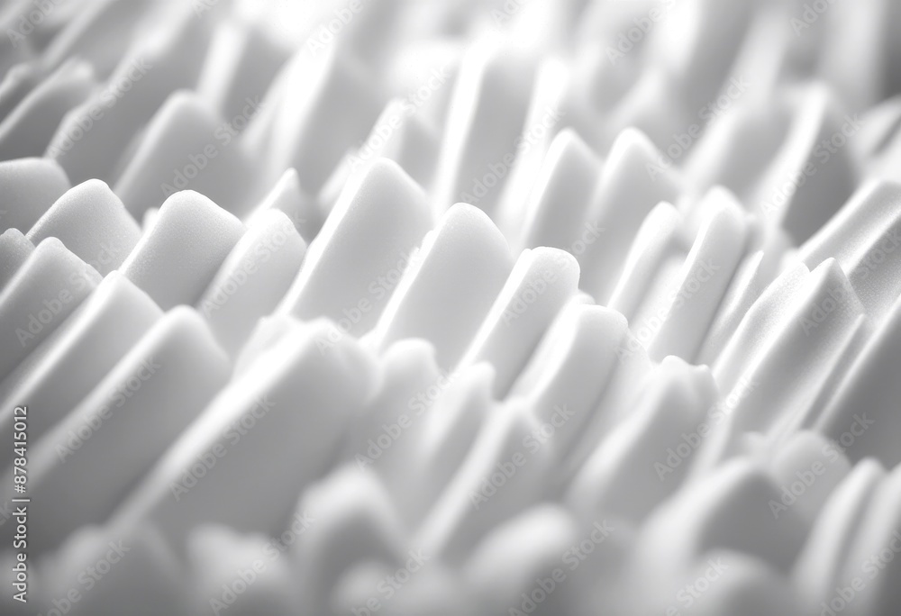 Poster white texture abstract monochrome concept background three-dimensional modern futuristic geometric d