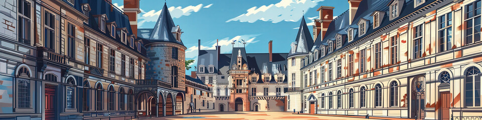 Obraz premium Royal Splendor: Château des Ducs de Bretagne