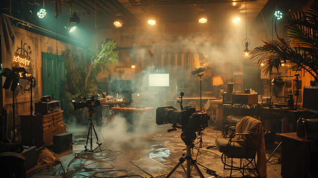 the film set