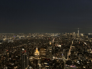 Fototapeta premium city skyline at night