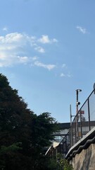 clouds over the city