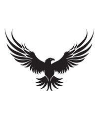 Fototapeta premium Best black and bold Eagle Silhouettes Images