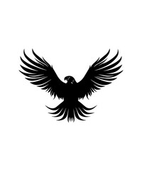 Obraz premium Best black and bold Eagle Silhouettes Images
