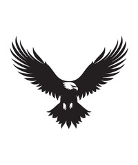 Obraz premium Best black and bold Eagle Silhouettes Images