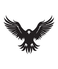 Obraz premium Best black and bold Eagle Silhouettes Images