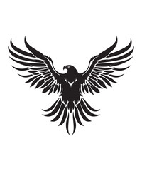 Fototapeta premium Best black and bold Eagle Silhouettes Images