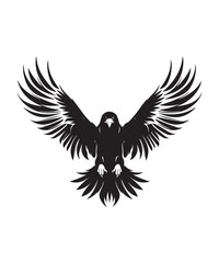 Fototapeta premium Best black and bold Eagle Silhouettes Images