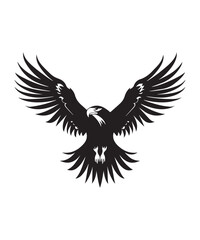 Obraz premium Best black and bold Eagle Silhouettes Images